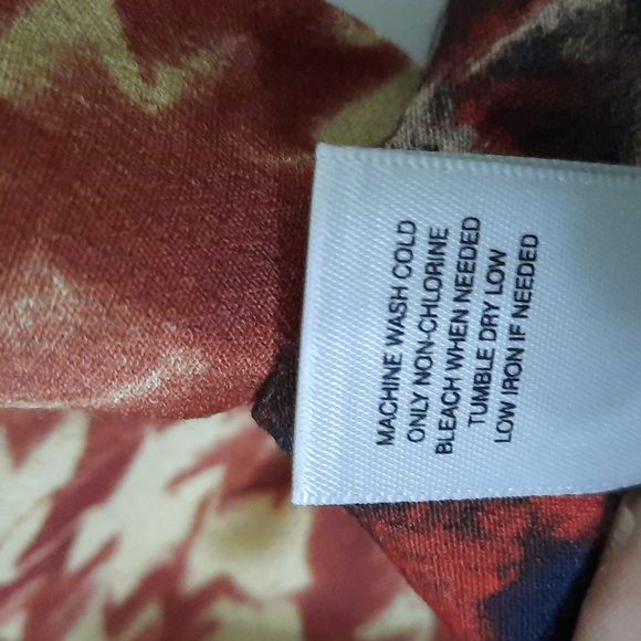 NWT JOHN MARK PARIS MULTICOLOR/MULTI-PATTERN TUNIC SZ S - Picture 13 of 16